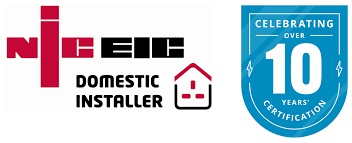 NICEIC Domestic Installer, celebrating over 10 years of certification